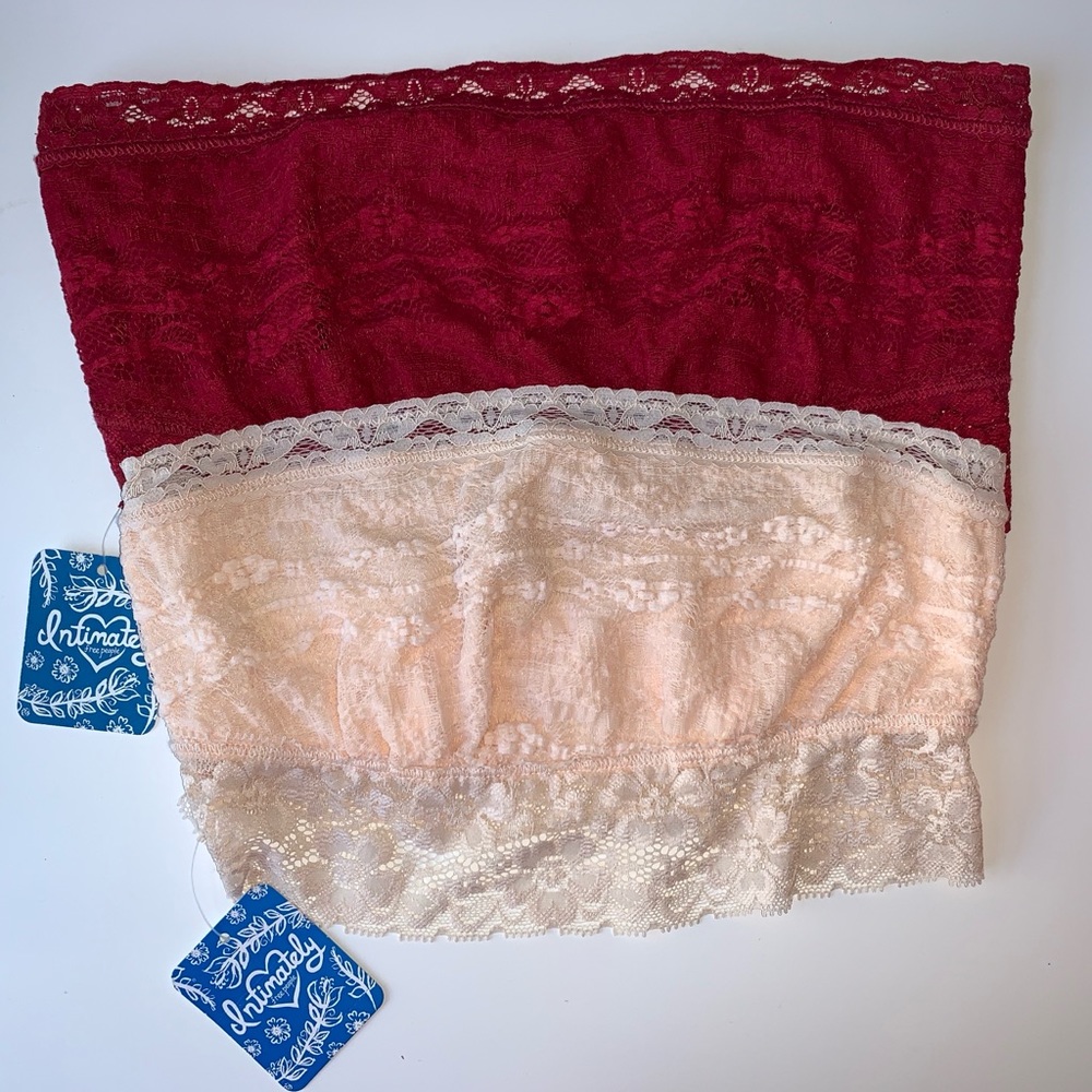Intimately FP Lace Bandeau Bralette BUNDLE ✨